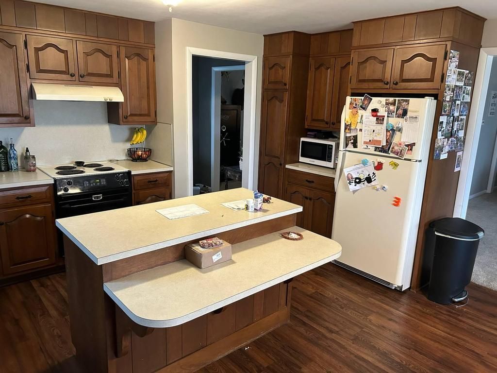 cabinet painting BEFORE photo in lancaster pa home