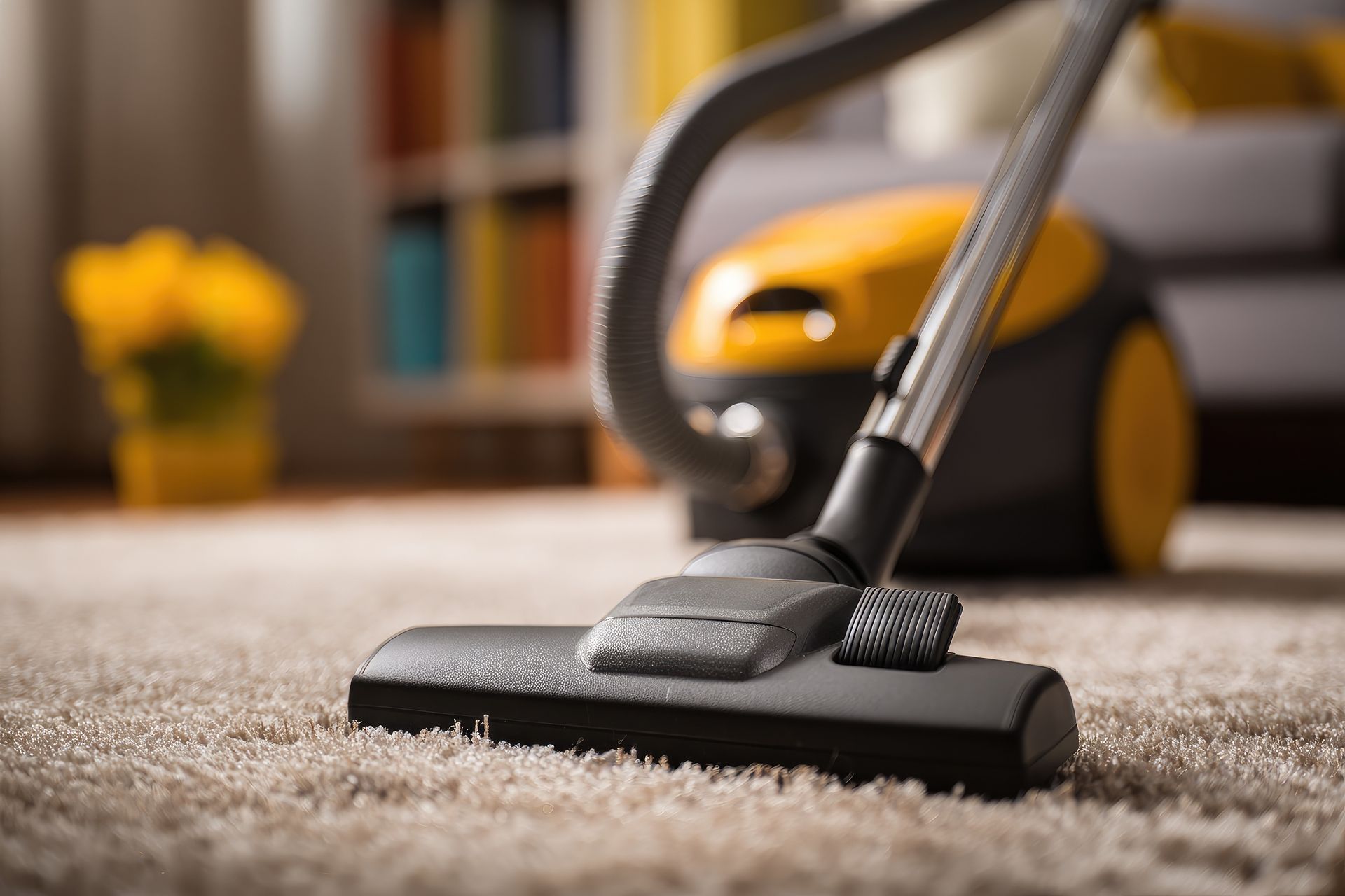 A room under construction with white walls, unfinished flooring, construction tools, and a wooden plank.