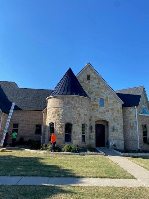 after picture of a new residential roof job in benbrook tx