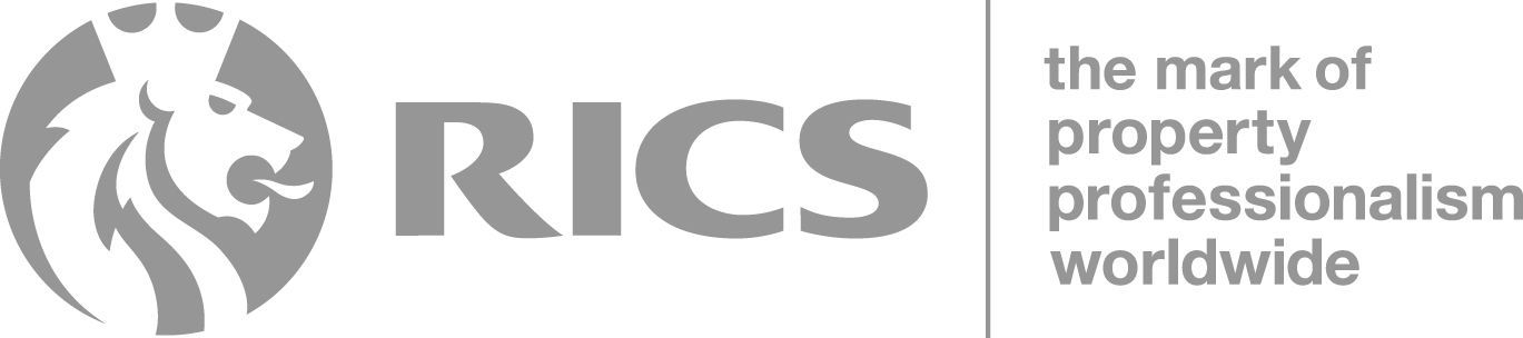 RICS logo: lion emblem and text 