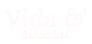 Logotipo de “Vida & Salud LM” en color claro, casi transparente.