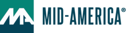 A logo for mid-america is shown on a white background