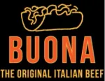 A logo for buona the original italian beef