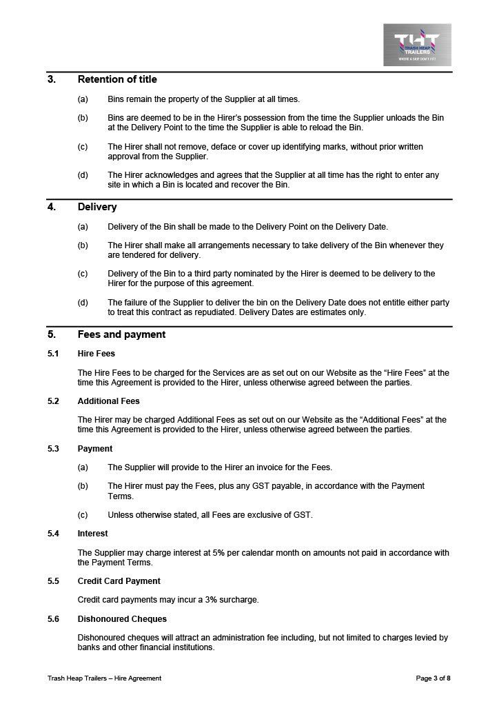hire agreement 3