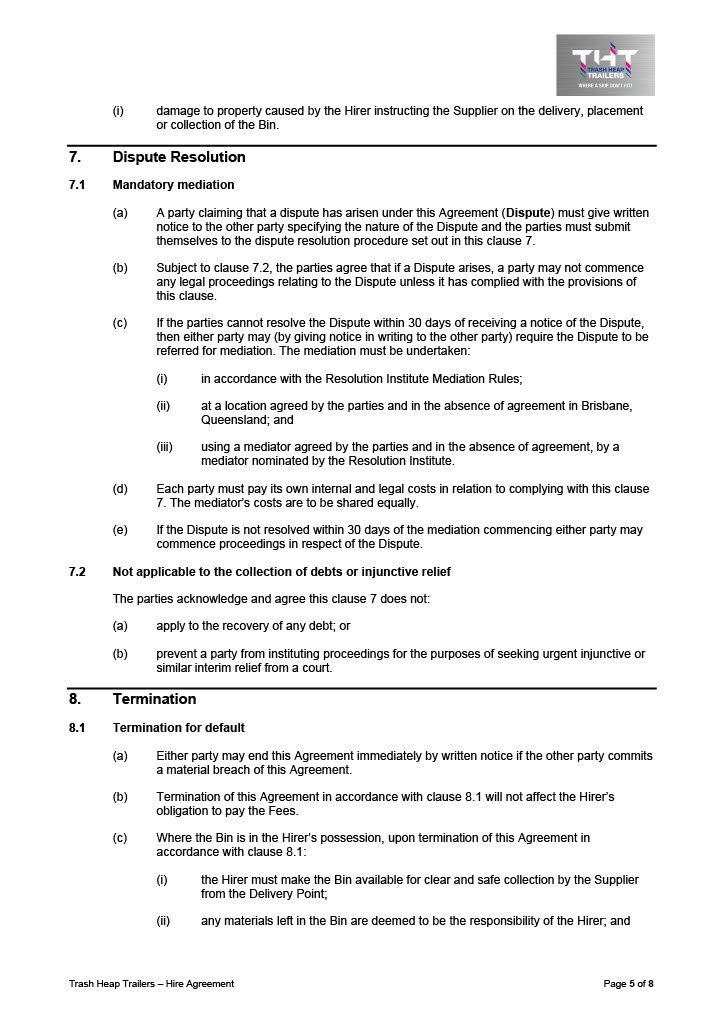 hire agreement 5