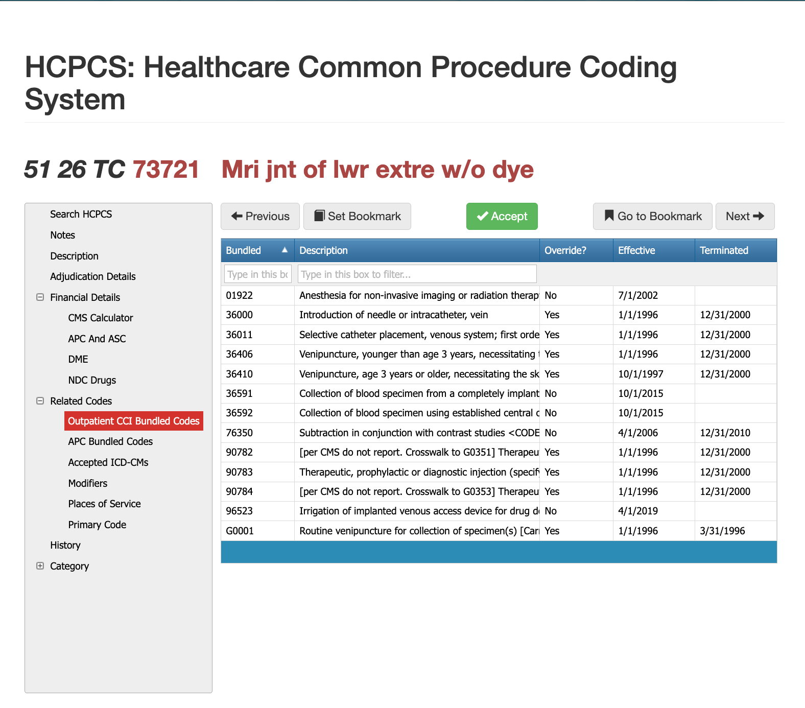 cci bundled codes for 99386