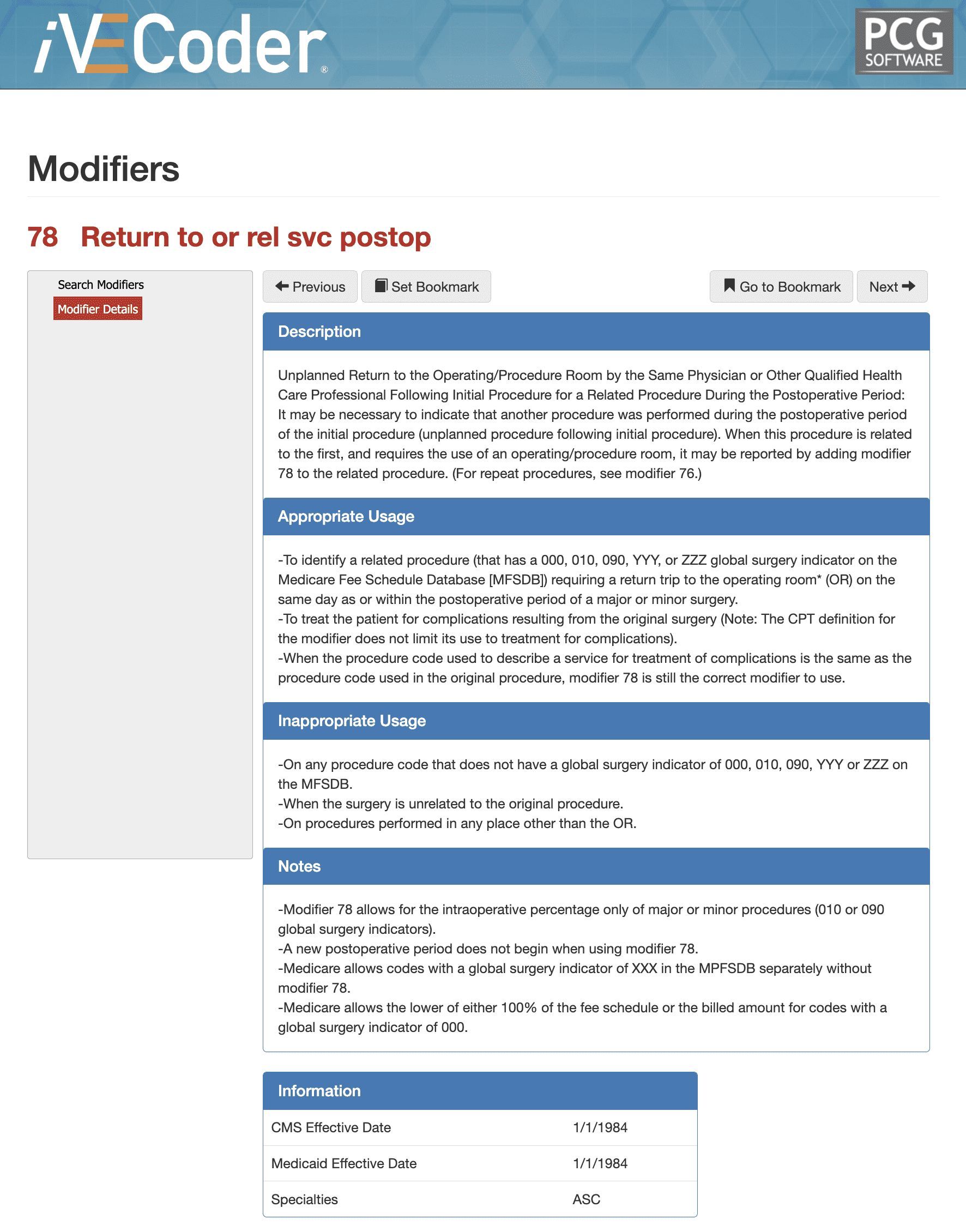 modifier 78,modifier 78 billing,modifier 78 definition
