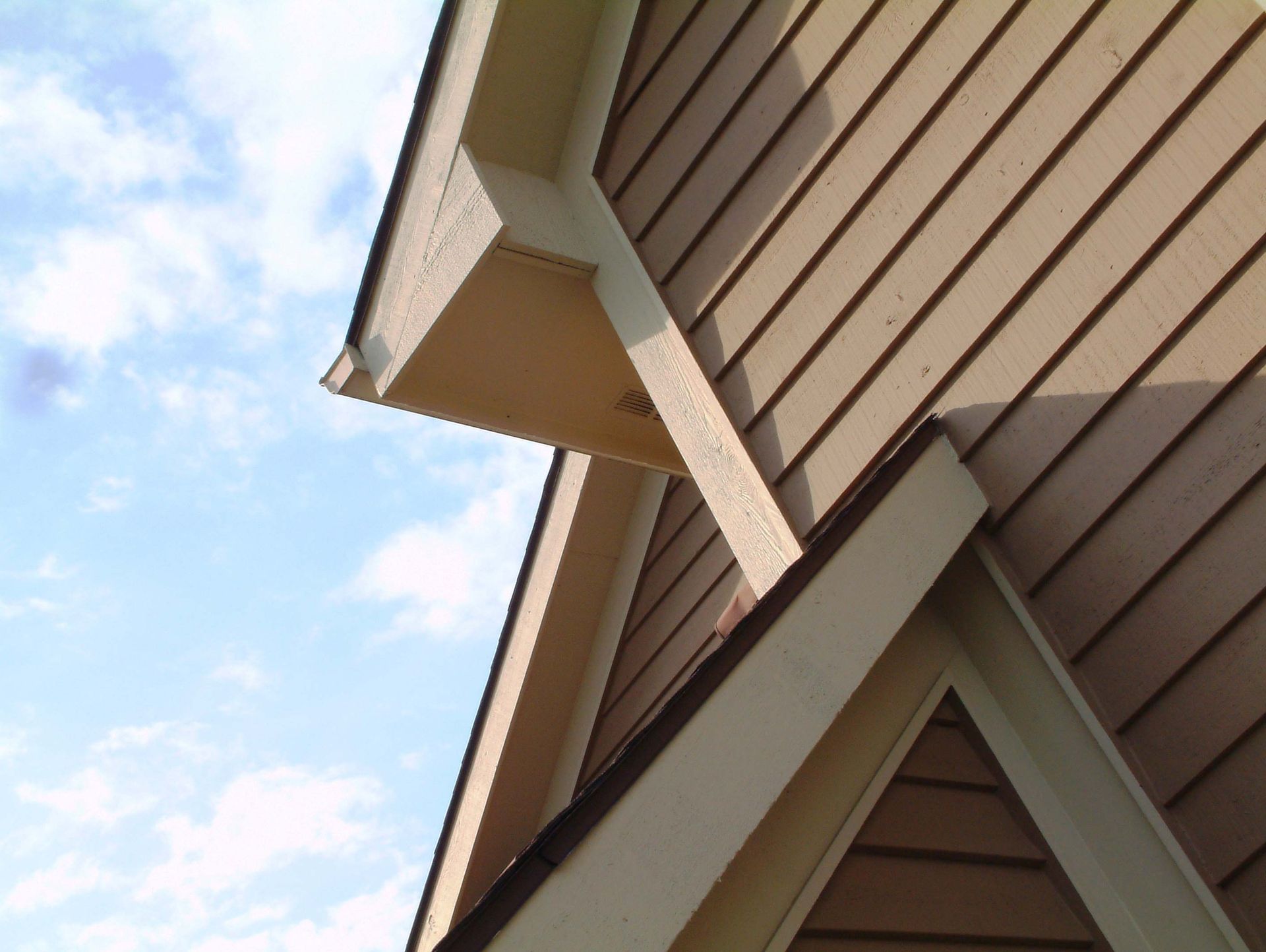 House Roof Elements With Cedar Wood Siding — Spokane, WA — Morris Clark Siding & Roofing