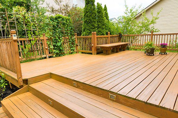 Wooden Deck of Family Home — Key West, FL — Conch Construction & Roofing Inc.