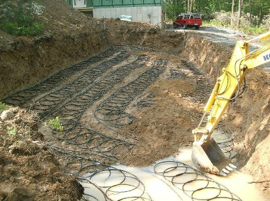 Excavation in progress at a project site