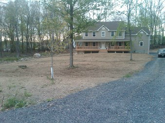 Exterior view of a renovated house