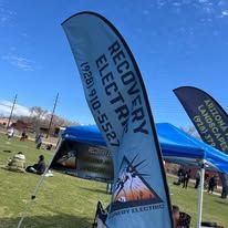 Blue flag advertising