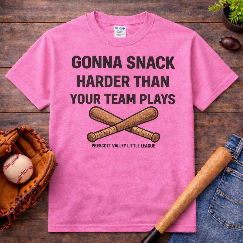 I'm Gonna Snack Harder T-Shirt - red