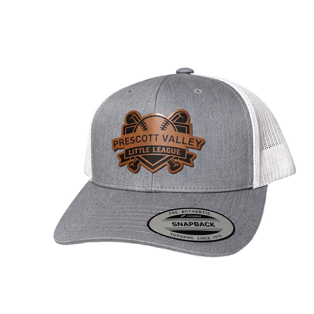 Prescott Valley Little League Game Day Hat - grey/white