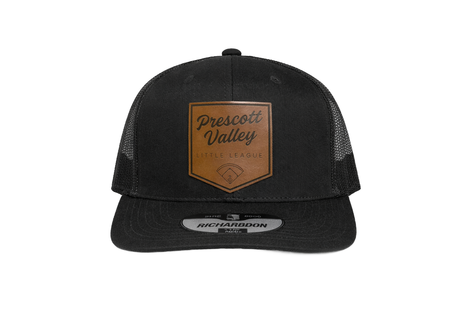 Prescott Valley Little League Home Plate Hat - black