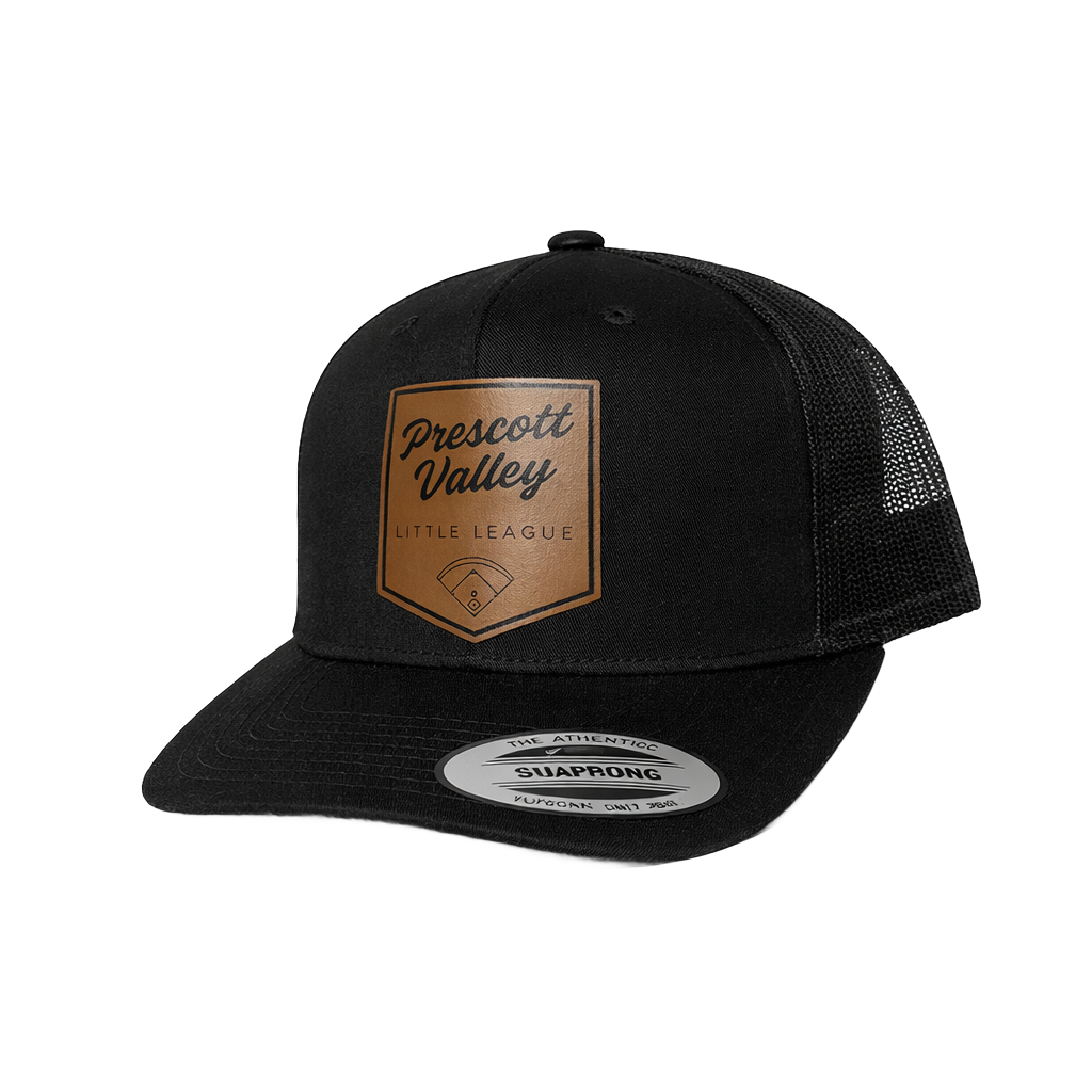 Prescott Valley Little League Home Plate Hat - white