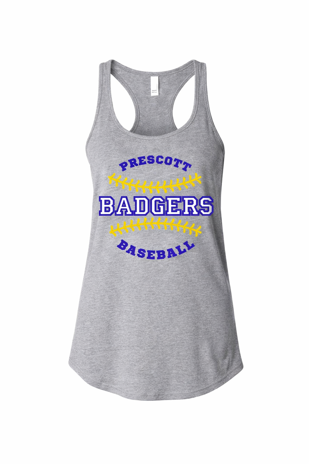 Gray tank top with 