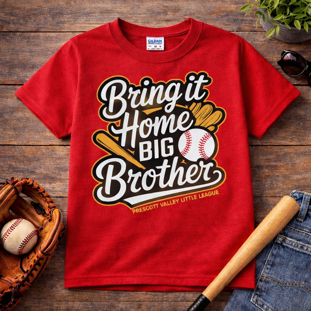 Bring it Home Big Brother T-Shirt - red