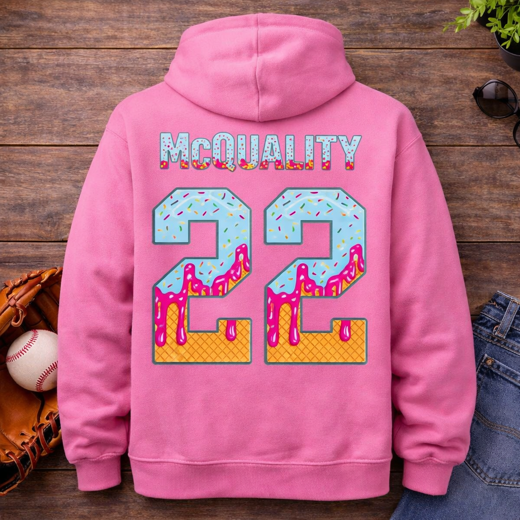 Baseball All Day Youth Hoodie - azalea pink