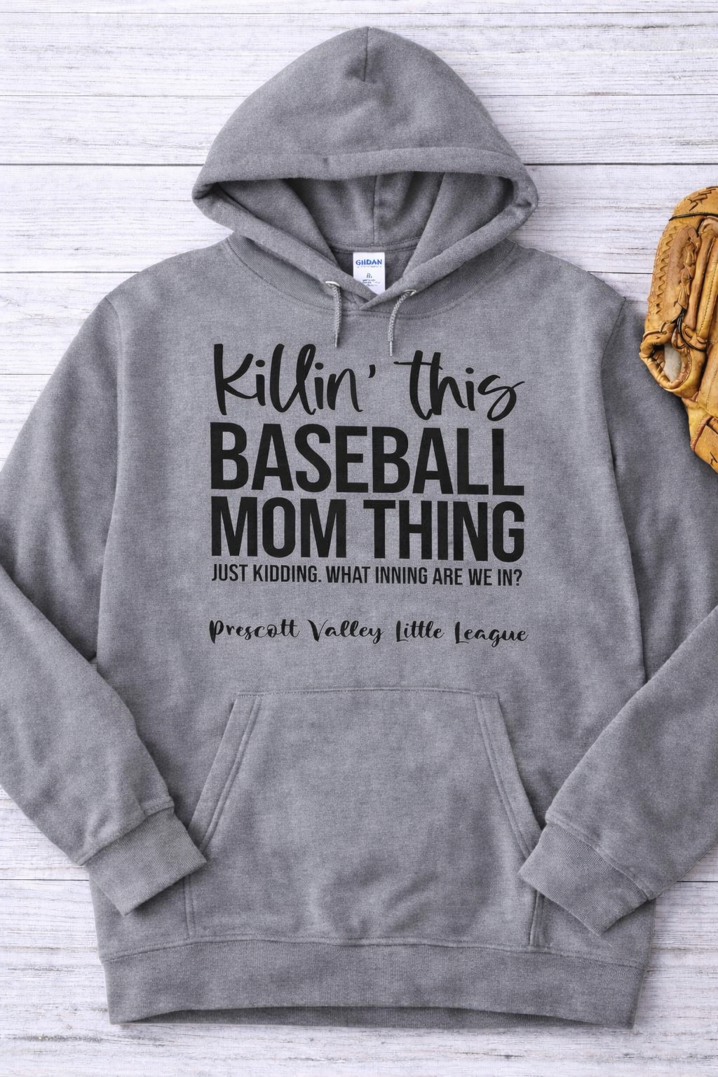 Killin' this Baseball Mom Thing T-Shirt - sand