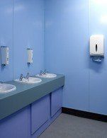 White Hygienic cladding and accessories example 2