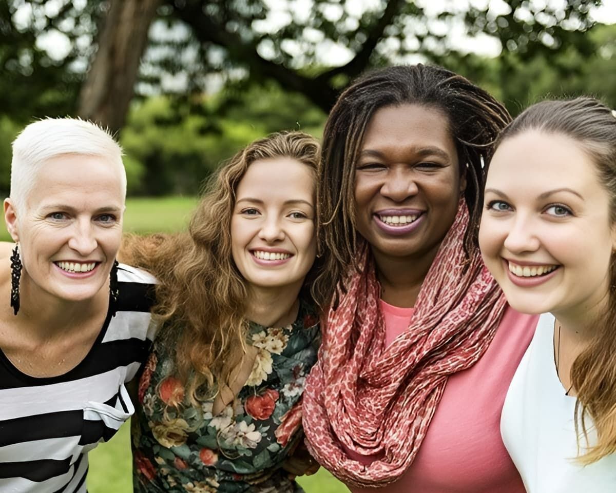 A Group of Women Are Posing for A Picture Together and Smiling — Psych Solutions NT in Katherine, NT
