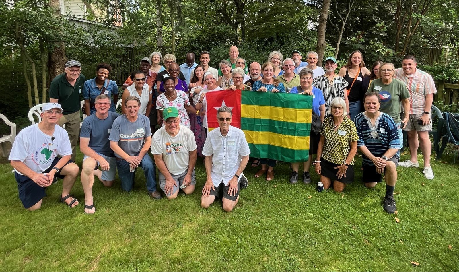An image of the Friends of Togo at their latest annual meeting and potluck.