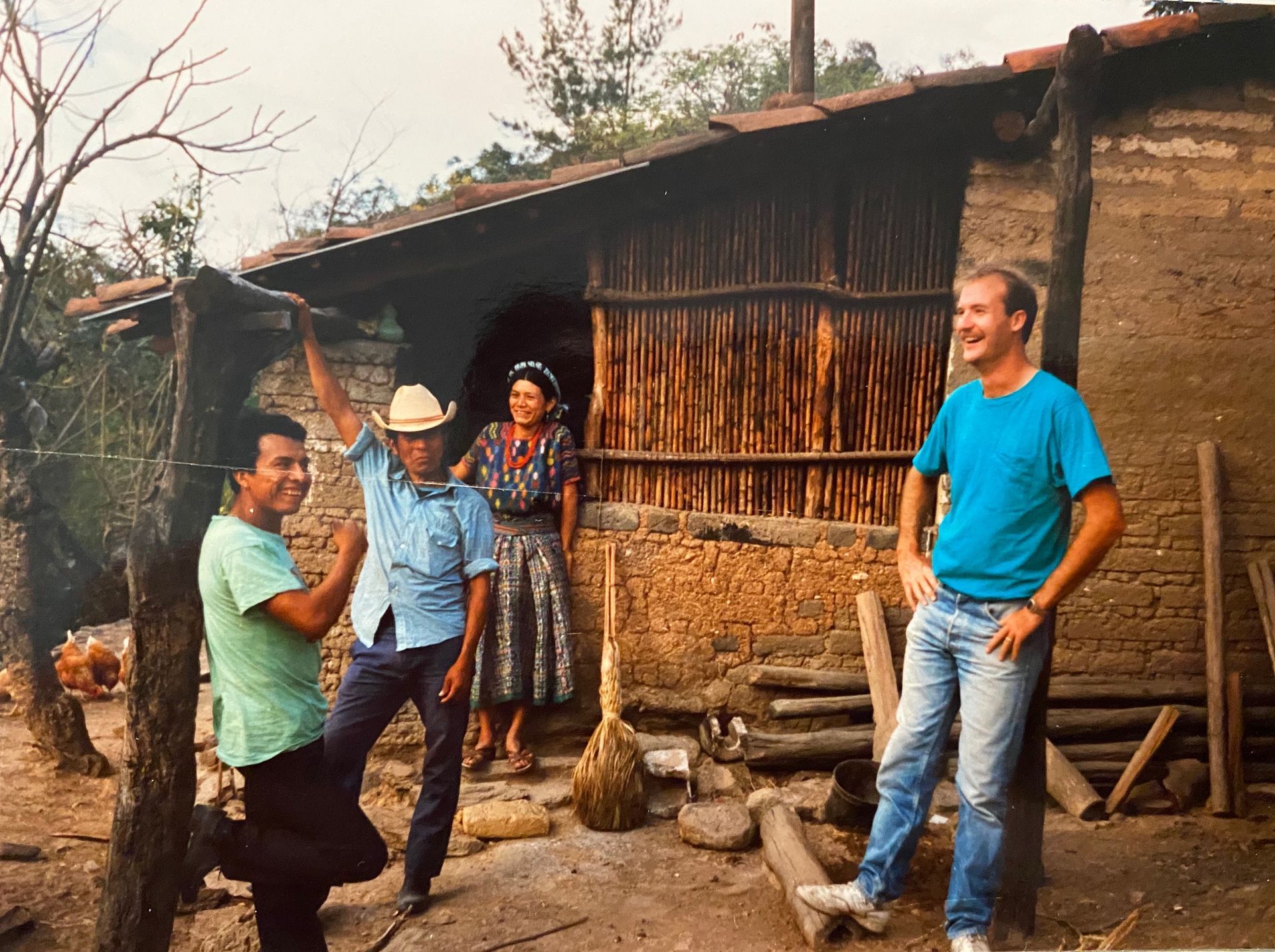 An image of Glenn Blumhorst during his Peace Corps service in Guatemala