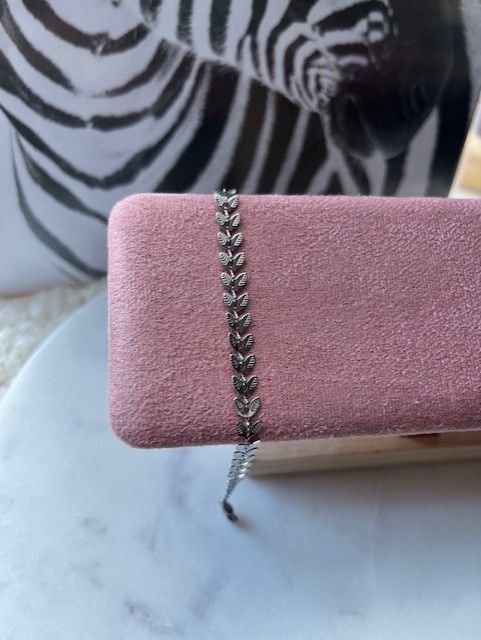 Armband leaves goud of zilver