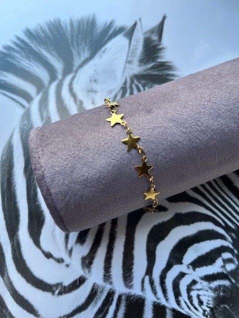 Sterren armband goud of zilver
