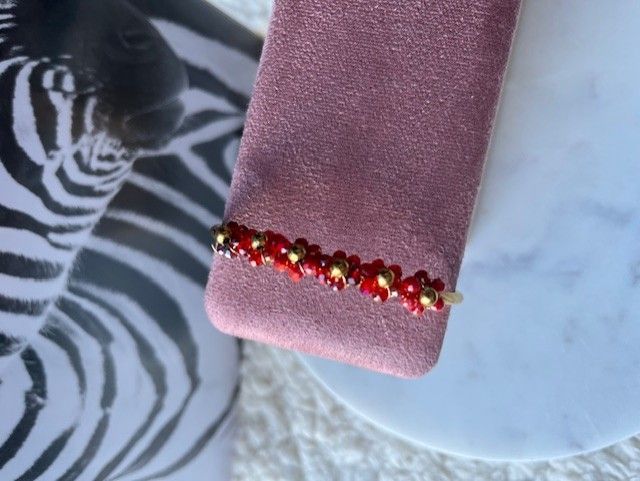 Bangle bloem armband