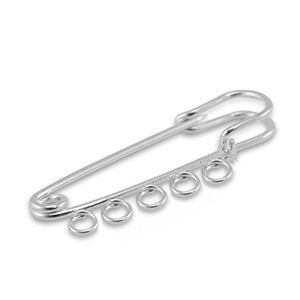 Zilveren bedel speld 3 of 5 ogen