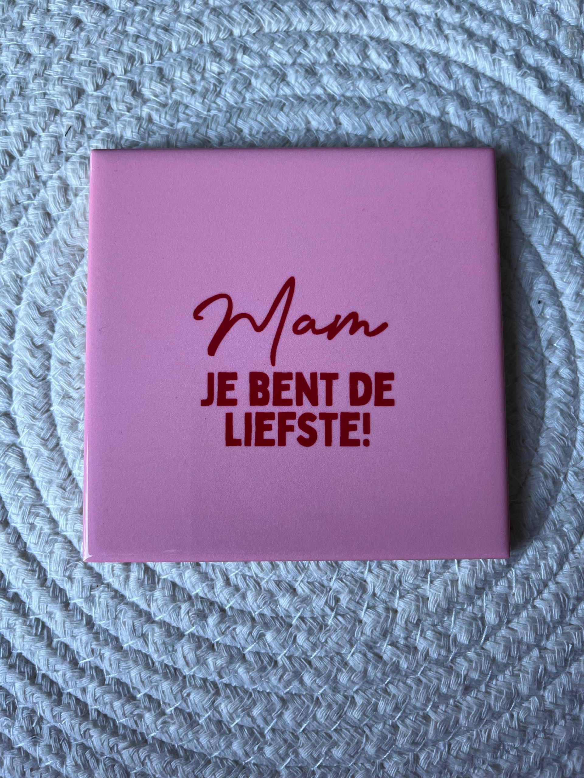 Tegeltje mam de liefste