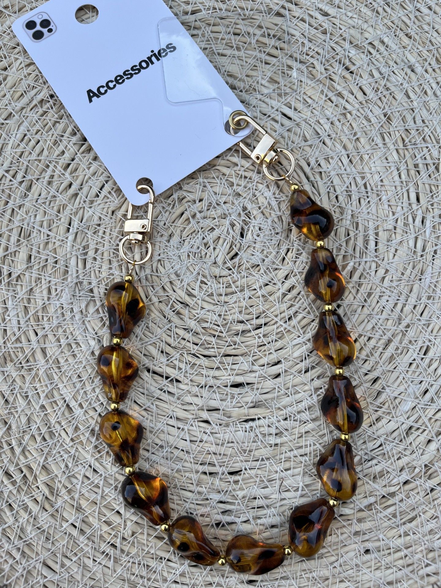 Telefoonkoord kort panter