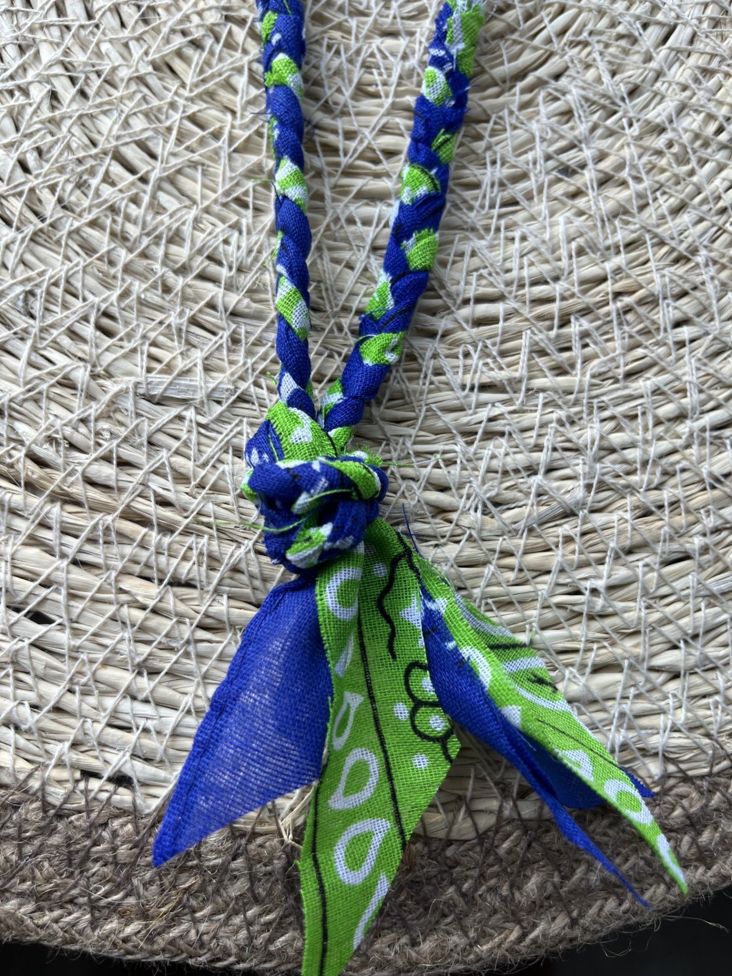 Bandana groen en blauw