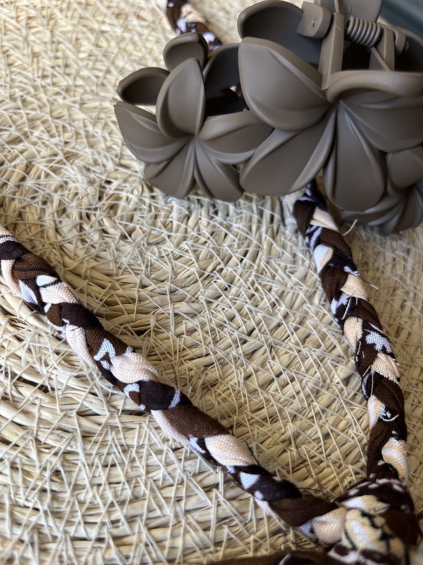 Bandana beige, bruin en donkerbruin