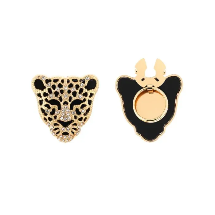 Button cover set goud panter