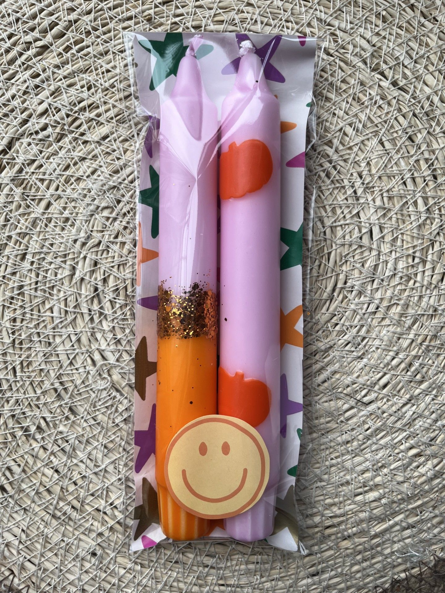 Kaarsenset glitter pompoen