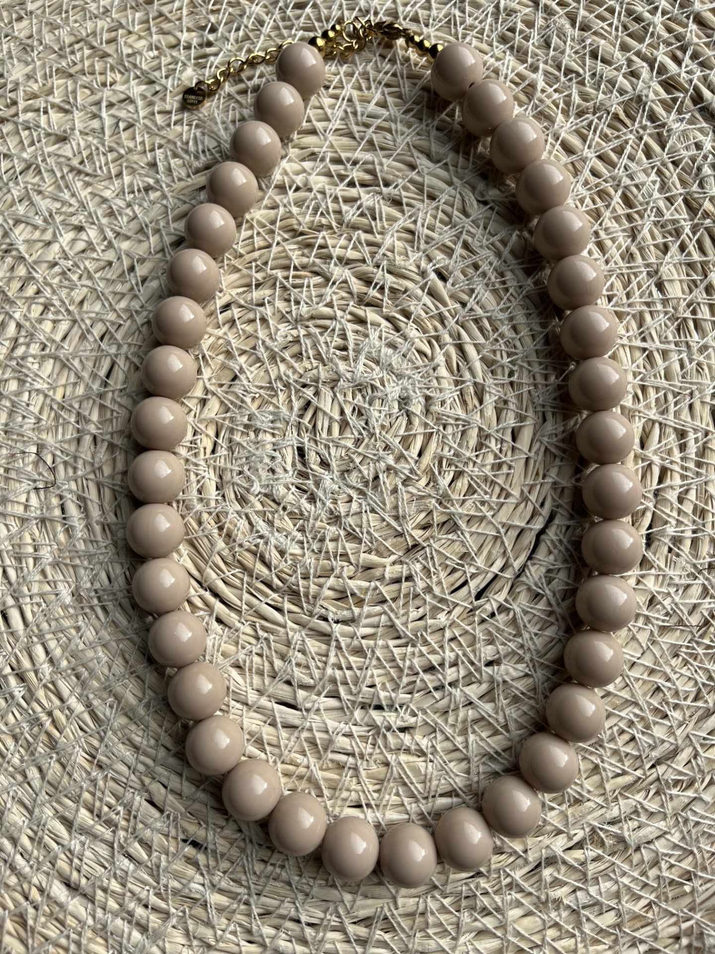 Kralenketting beige