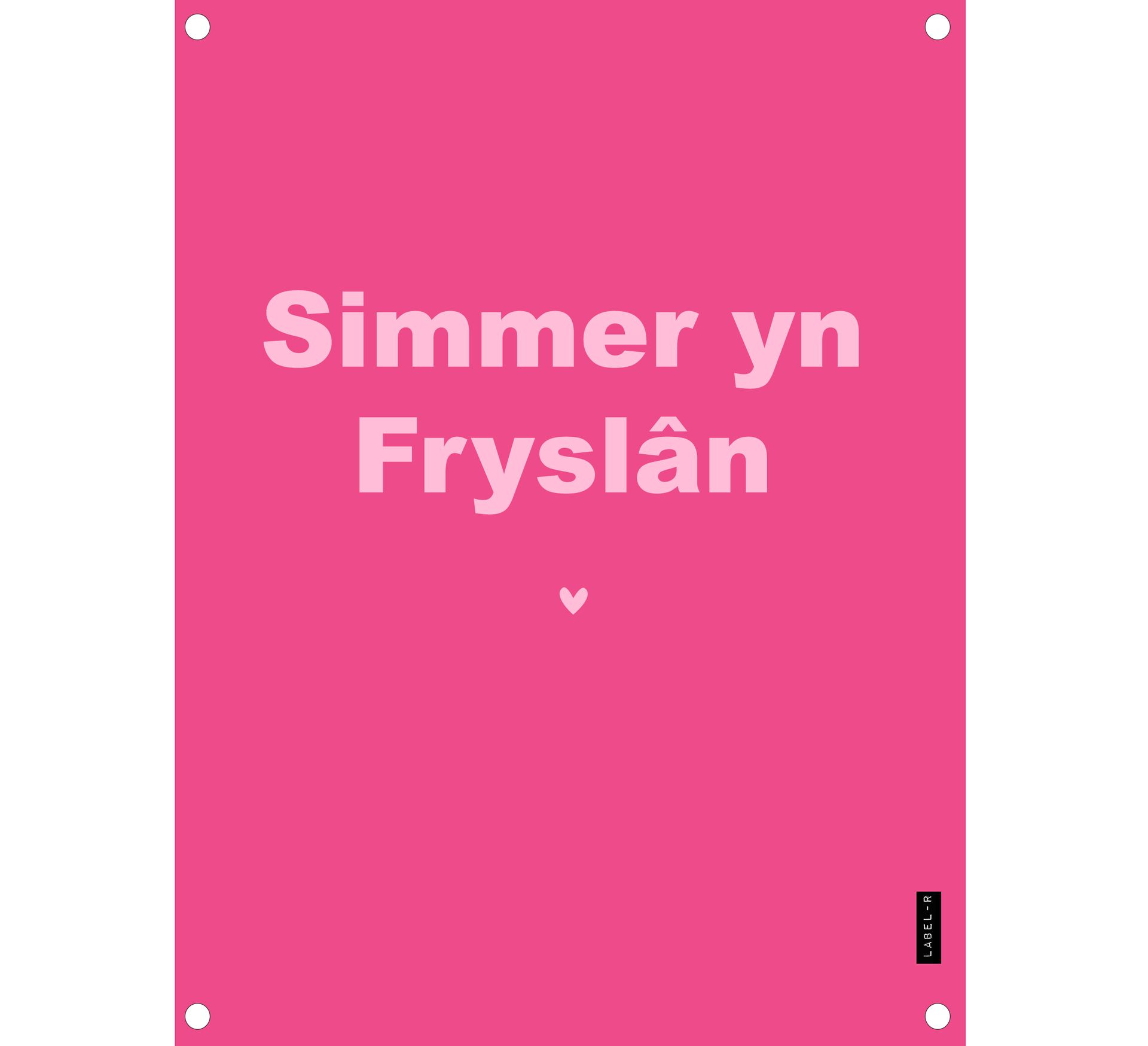 Tuinposter simmer yn fryslan 60x80