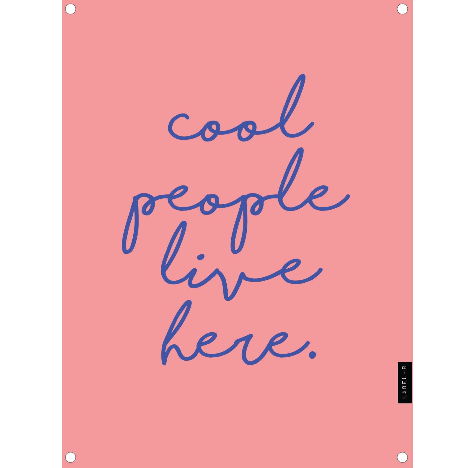 Tuinposter cool people 60x80
