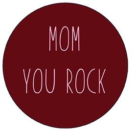 Onderzetter mom you rock