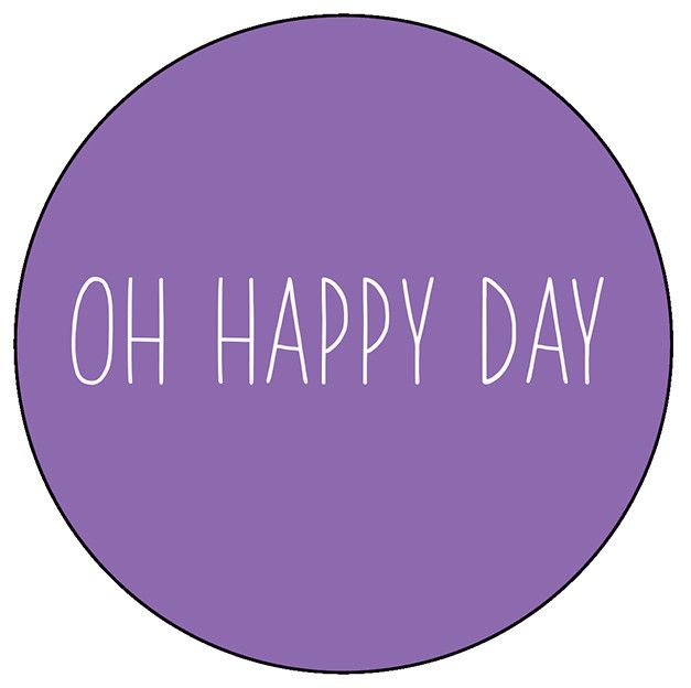 Onderzetter oh happy day