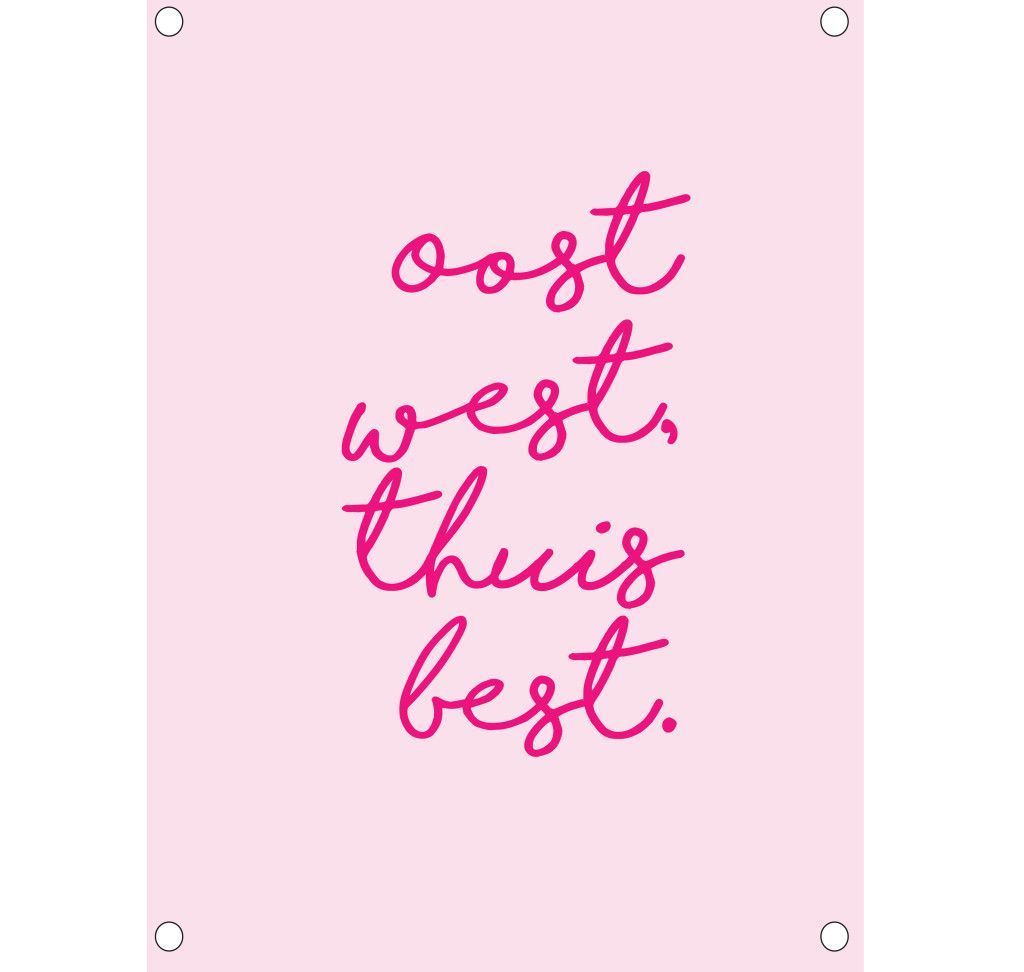 Tuinposter oost west 60x80