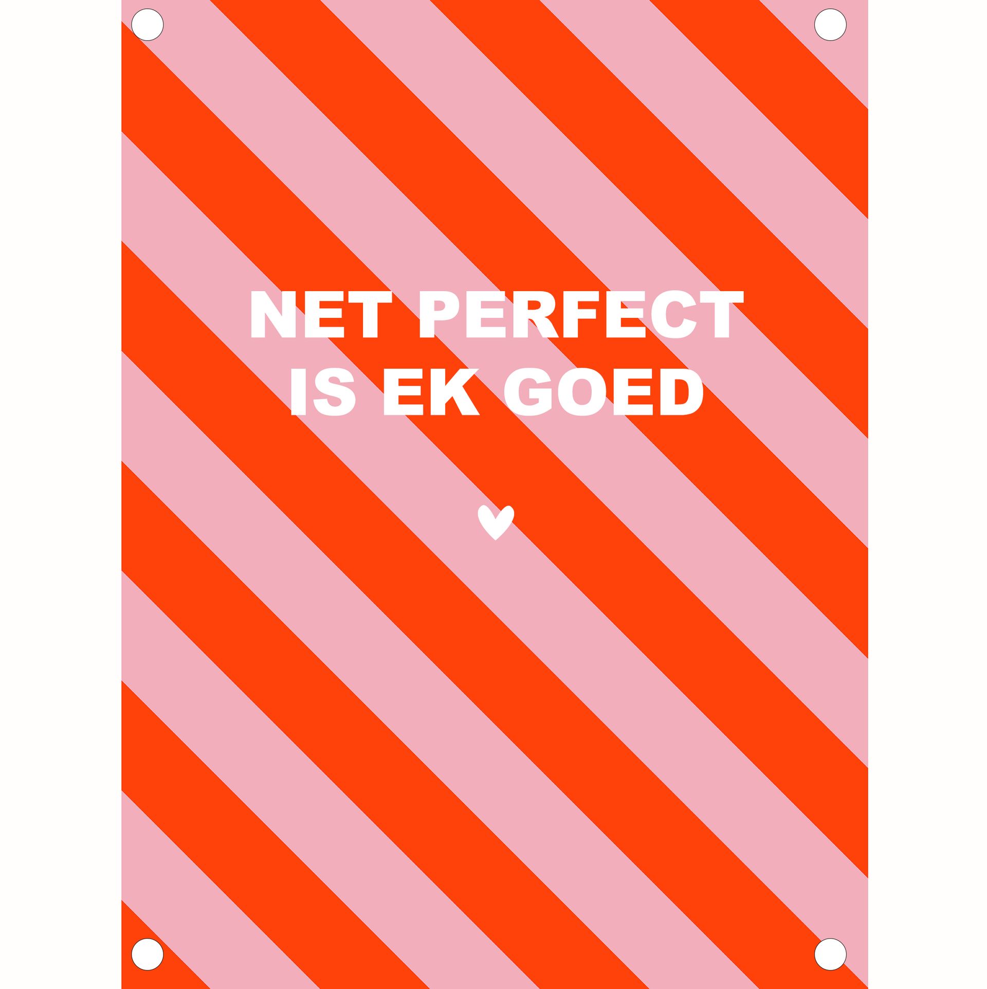 Tuinposter net perfect 60x80