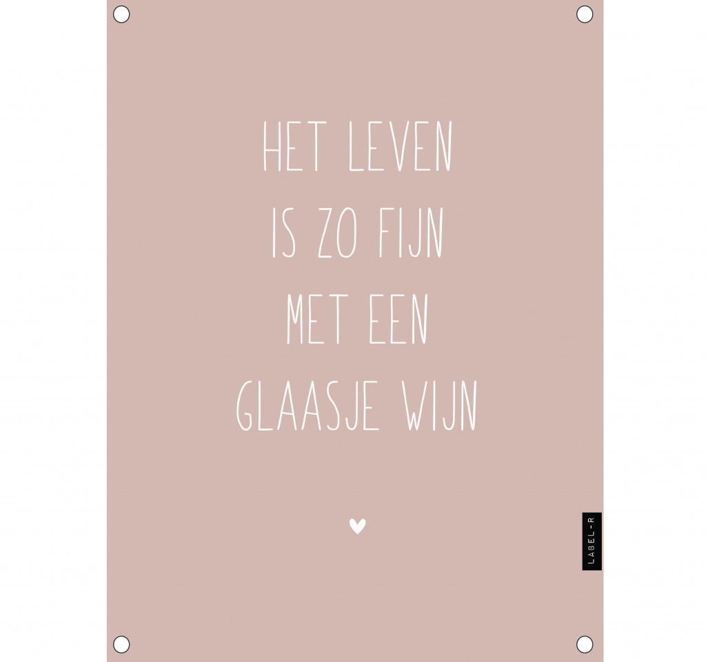 Tuinposter wijn 60x80