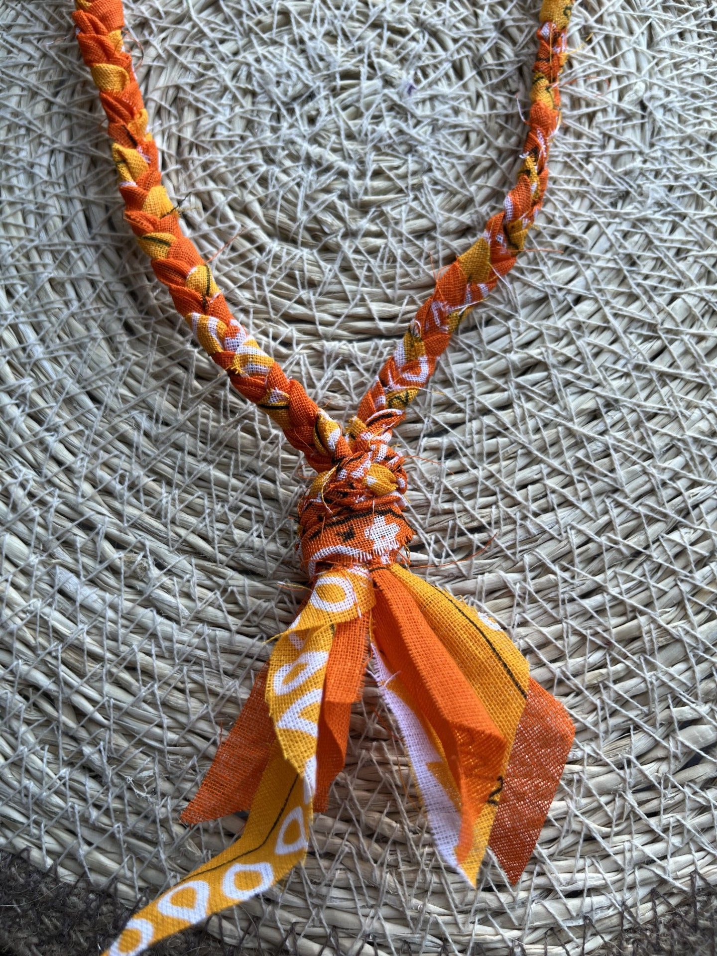 Bandana oranje tinten