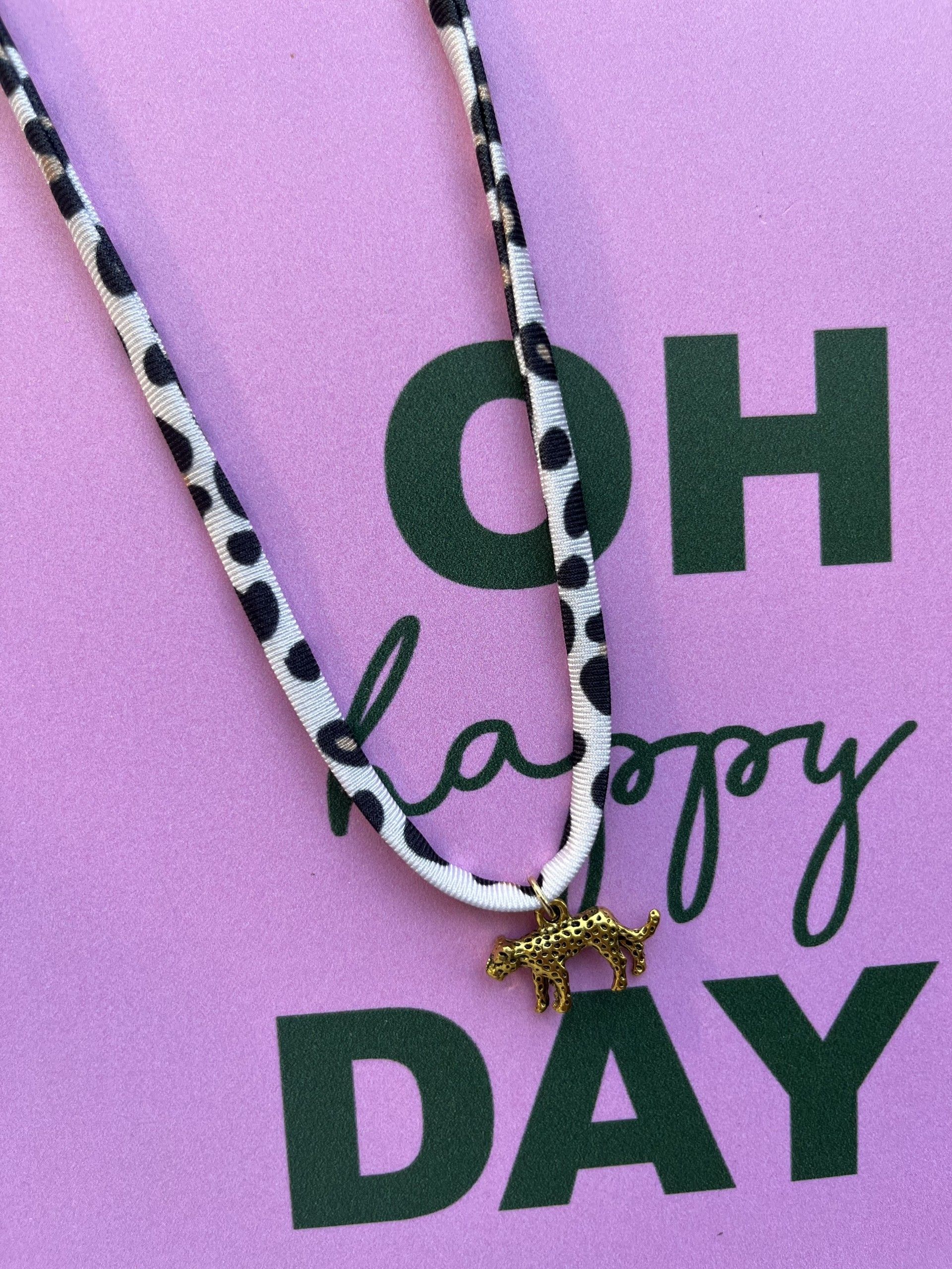 Panter ketting goud of zilver