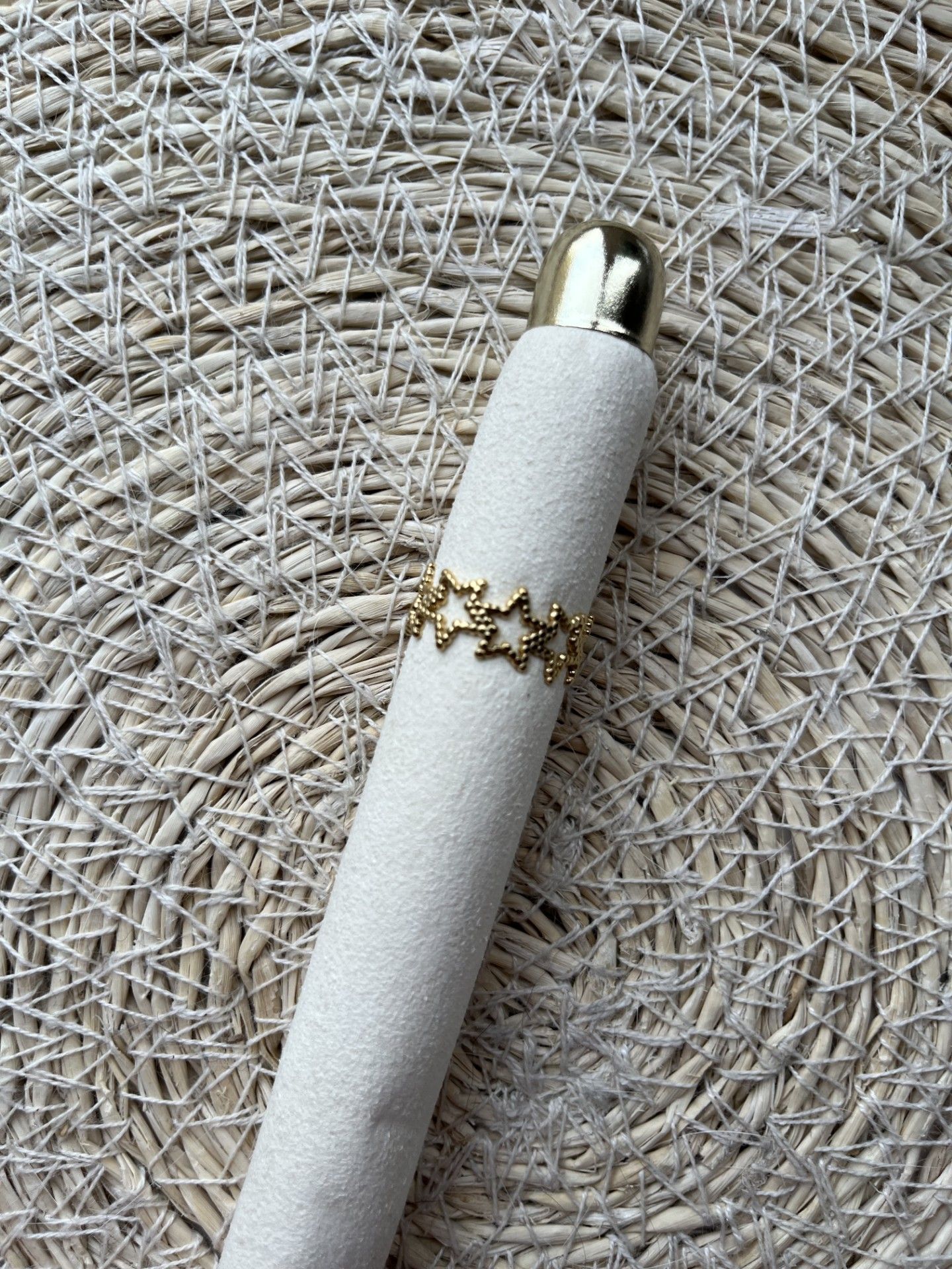 Ring sterretjes goud of zilver