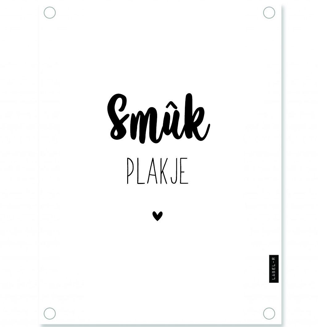 Tuinposter smuk plakje 60x80